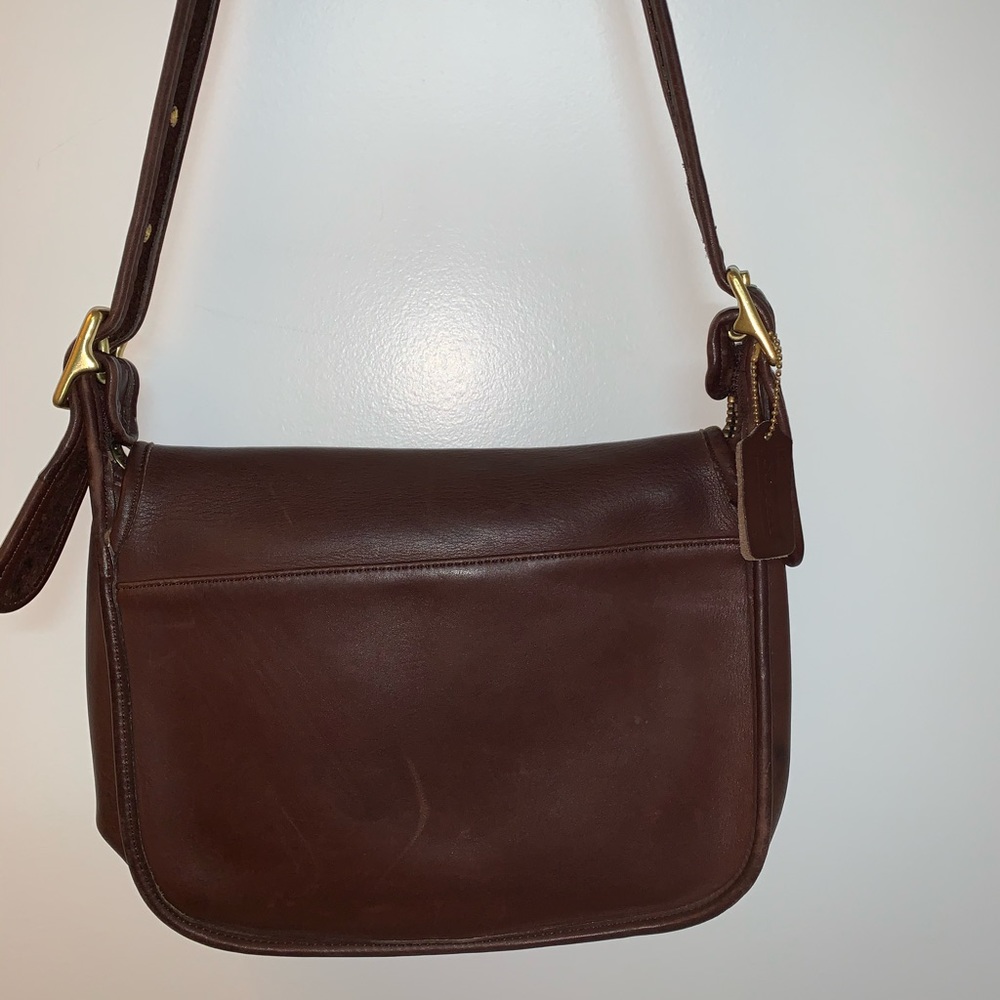 Vintage Coach Patricia Legacy #9951 brown made USA